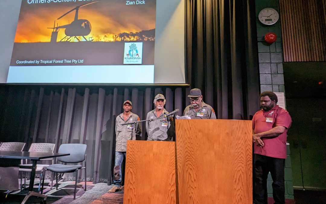 Kowanyama Rangers Present at the 2023 North Australia Fire Forum in Darwin